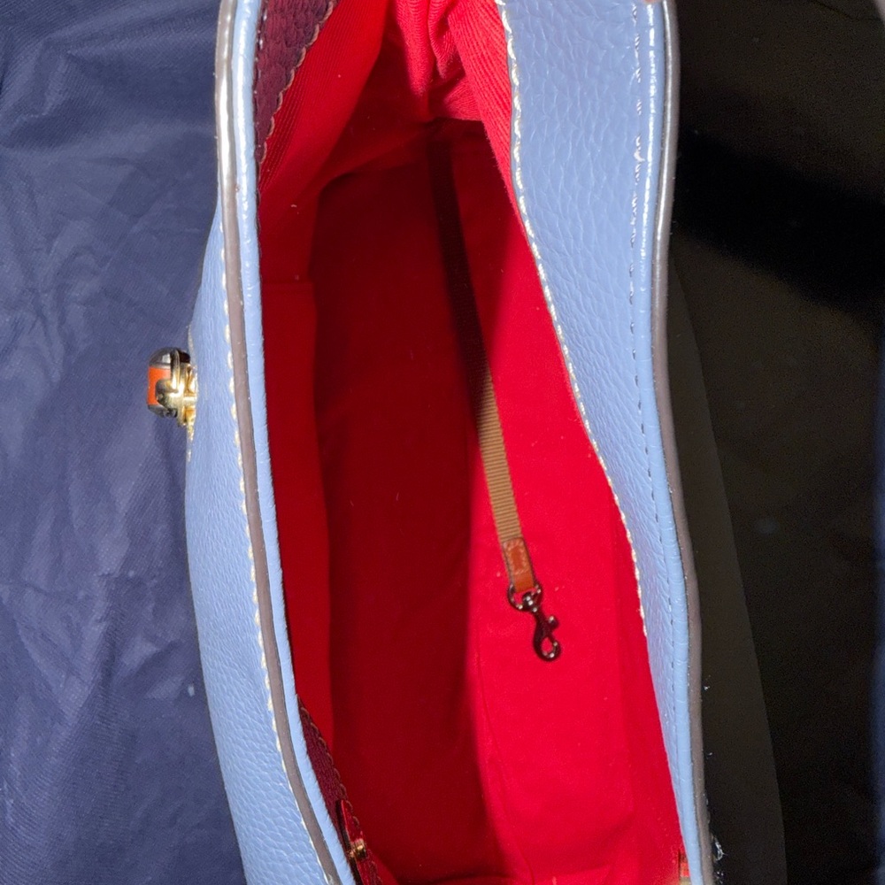 Dooney & Bourke Pebble Grain COOPER HOBO STEELE BLUE - Picture 5 of 8